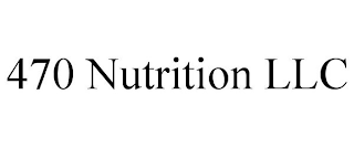 470 NUTRITION LLC