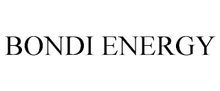 BONDI ENERGY