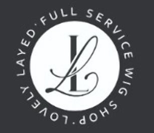 LL LOVELY LAYED · FULL SERVICE WIG SHOP