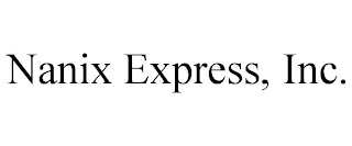 NANIX EXPRESS, INC.