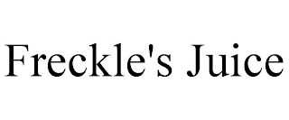 FRECKLE'S JUICE