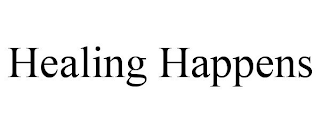 HEALING HAPPENS