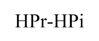 HPR-HPI