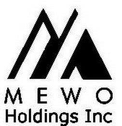 M MEWO HOLDINGS INC