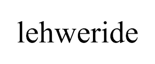 LEHWERIDE