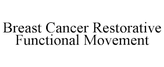 BREAST CANCER RESTORATIVE FUNCTIONAL MOVEMENT