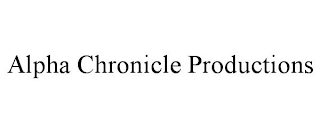 ALPHA CHRONICLE PRODUCTIONS