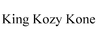 KING KOZY KONE