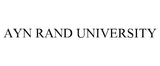 AYN RAND UNIVERSITY