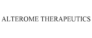 ALTEROME THERAPEUTICS