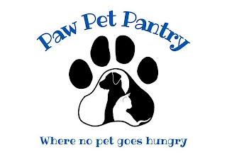 PAW PET PANTRY WHERE NO PET GOES HUNGRY