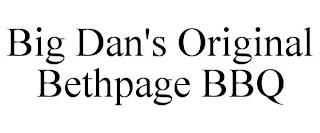 BIG DAN'S ORIGINAL BETHPAGE BBQ