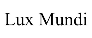 LUX MUNDI