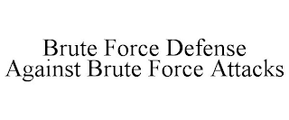 BRUTE FORCE DEFENSE AGAINST BRUTE FORCE ATTACKS
