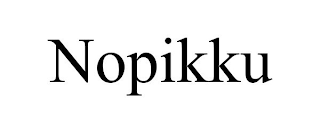 NOPIKKU