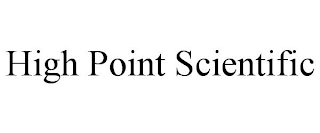 HIGH POINT SCIENTIFIC