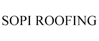 SOPI ROOFING