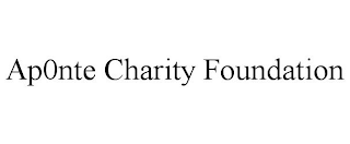 AP0NTE CHARITY FOUNDATION