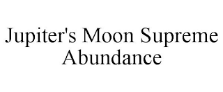 JUPITER'S MOON SUPREME ABUNDANCE