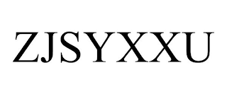 ZJSYXXU