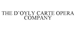 THE D'OYLY CARTE OPERA COMPANY