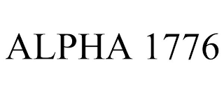 ALPHA 1776