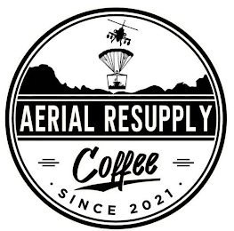 AERIAL RESUPPLY COFFEE · SINCE 2021 ·