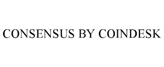 CONSENSUS BY COINDESK