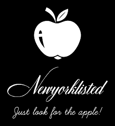 NEWYORKLISTED JUST LOOK FOR THE APPLE!