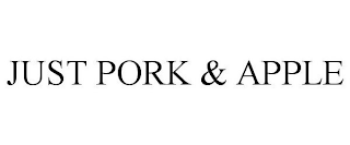 JUST PORK & APPLE