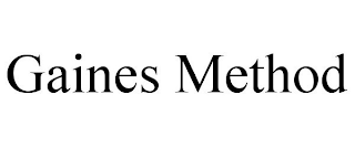 GAINES METHOD