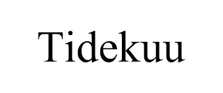 TIDEKUU