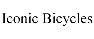 ICONIC BICYCLES