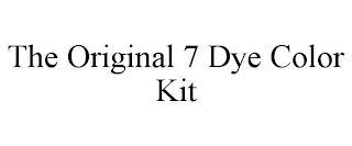 THE ORIGINAL 7 DYE COLOR KIT