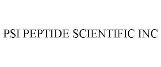 PSI PEPTIDE SCIENTIFIC INC