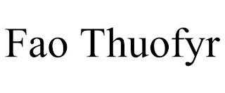 FAO THUOFYR