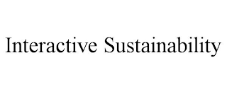 INTERACTIVE SUSTAINABILITY