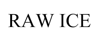 RAW ICE