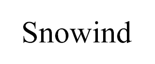 SNOWIND trademark