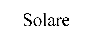 SOLARE trademark