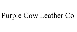 PURPLE COW LEATHER CO.