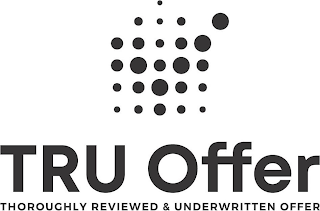 TRU OFFER THOROUGHLY REVIEWED & UNDERWRITTEN OFFER