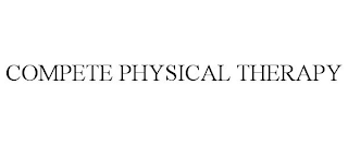 COMPETE PHYSICAL THERAPY