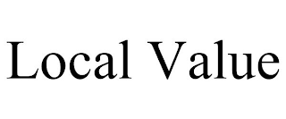 LOCAL VALUE