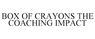 BOX OF CRAYONS THE COACHING IMPACT