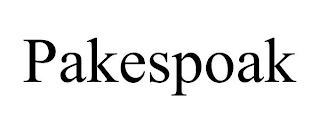 PAKESPOAK