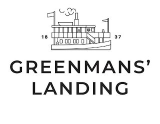 GREENMANS' LANDING 1837