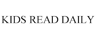 KIDS READ DAILY