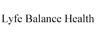 LYFE BALANCE HEALTH