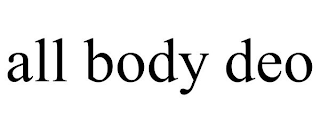 ALL BODY DEO